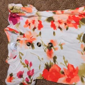 Summer floral romper